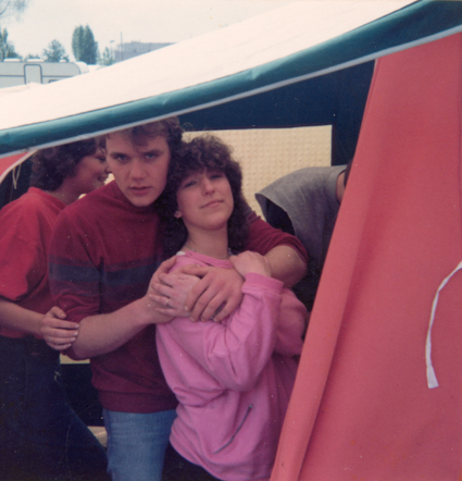 1983, Pfingsten Grietherort-Birgit und Markus