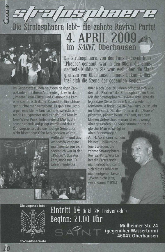 Artikel in der Aprilausgabe vom Carpe Diem